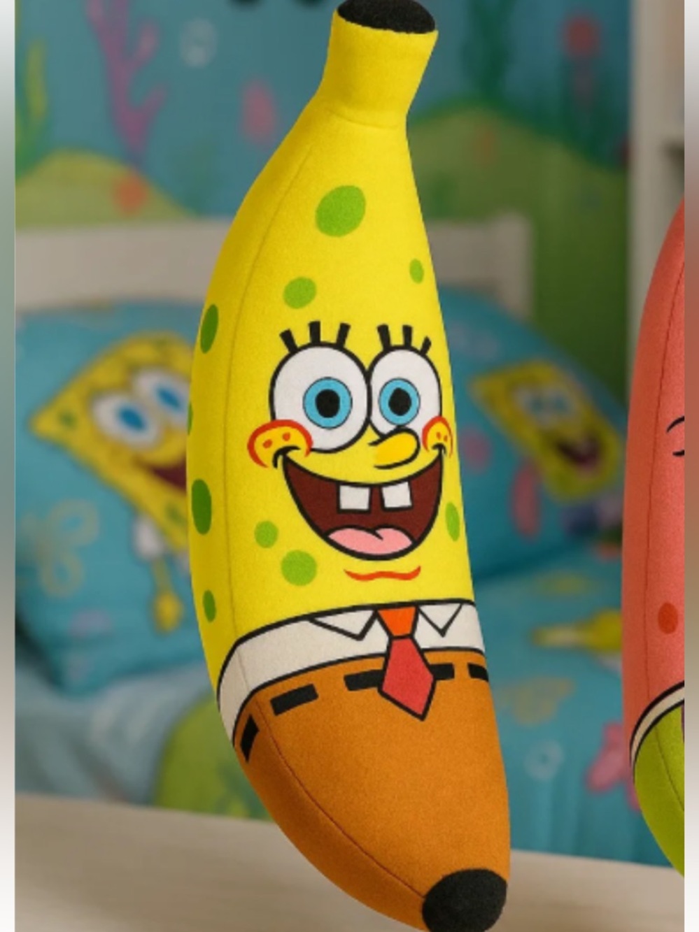 Giant 21” SpongeBob SquarePants Yellow Banana Plush One-Piece for Kids